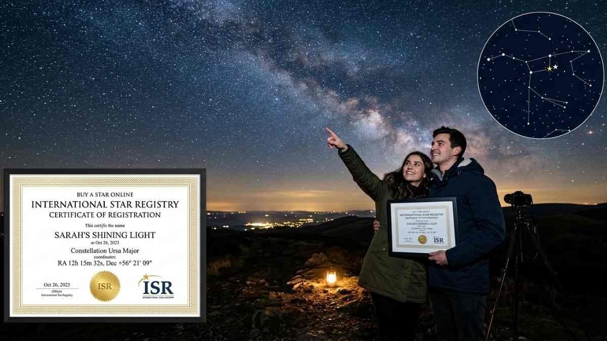 Buy a Star Online – International Star Registry From $14.99