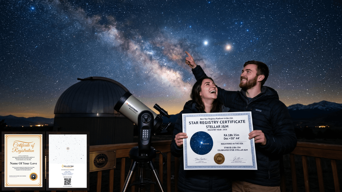 Name a Star in 2026 | Best Star Registry Platform in the USA