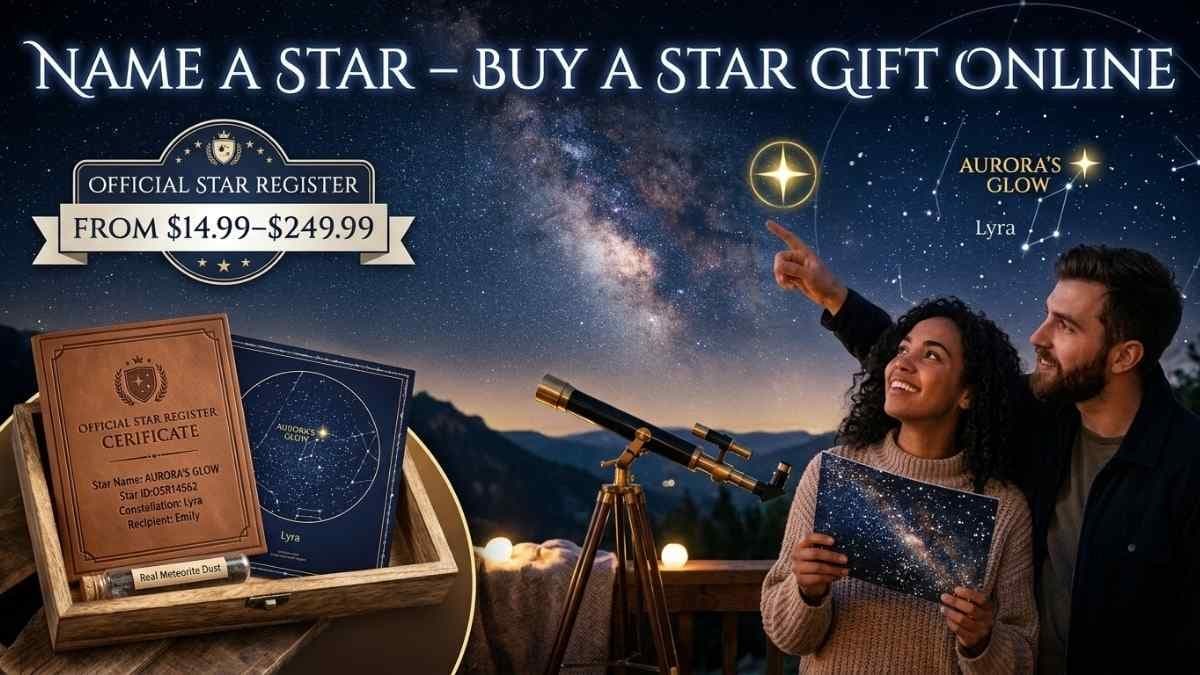 Name a Star – Buy a Star Gift Online | Official Star Register From $14.99–$249.99