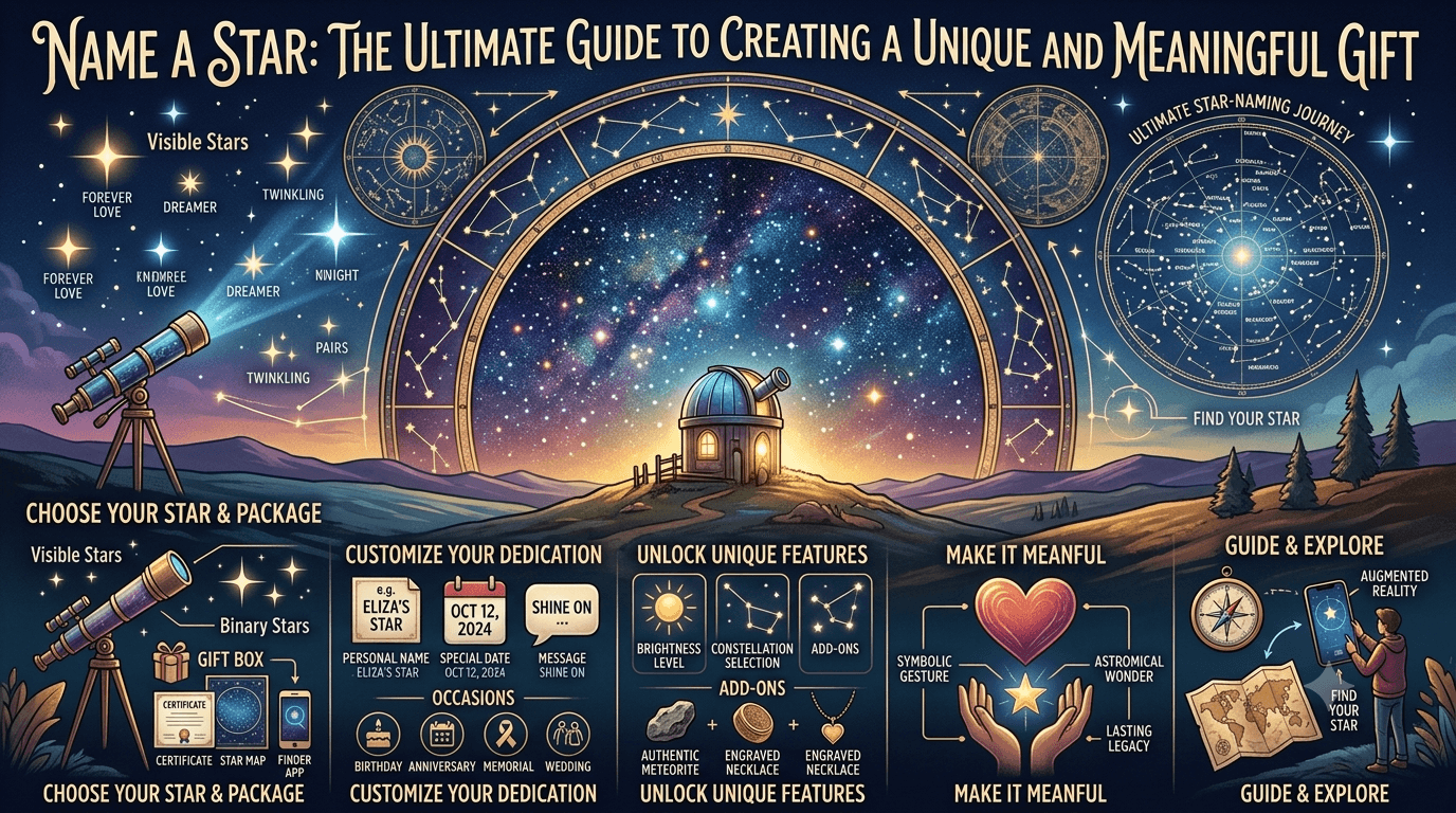 Name a Star: The Ultimate Guide to Creating a Unique and Meaningful Gift