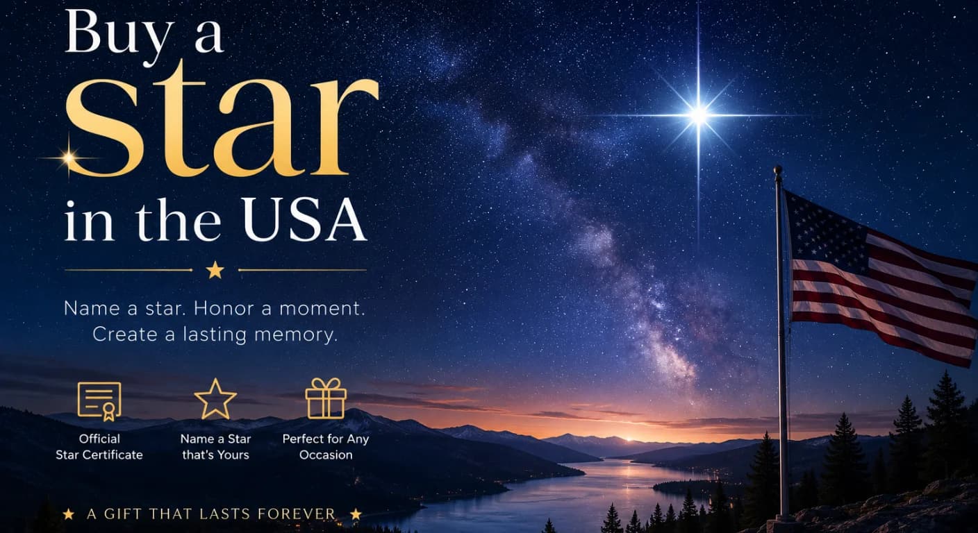 Buy a Star in USA | Personalized Star Registration & Certificates